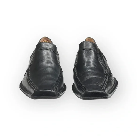 Stacy Adams  Square Toe Dress Shoe Booties  Black Leather Shooties  13D 